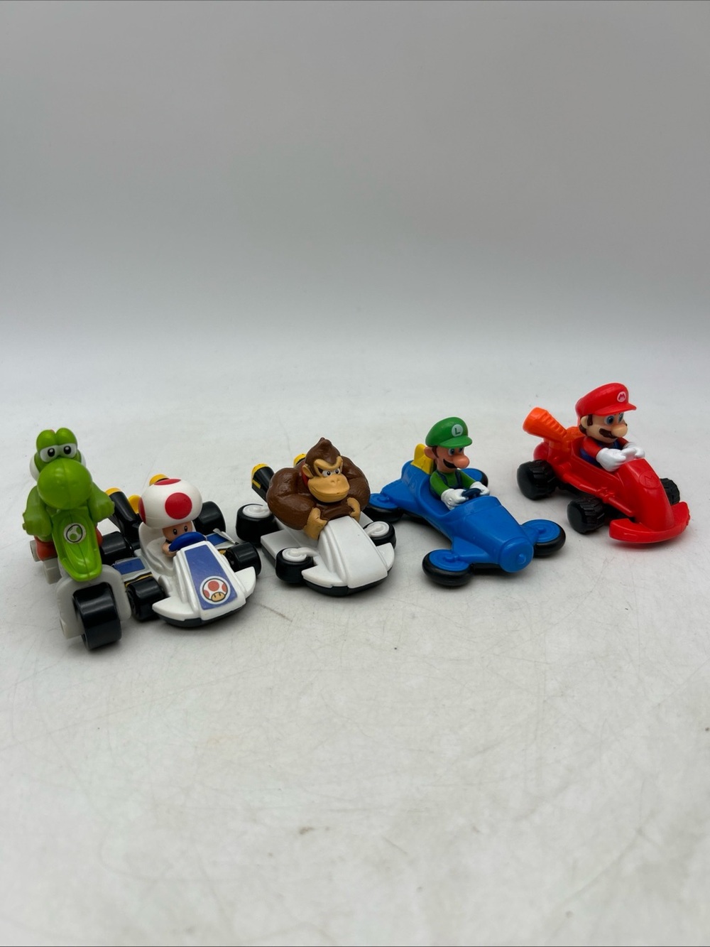 Mario Kart McDonalds Happy Meal Toys Super Mario Bros Figures Nintendo Lot of 5